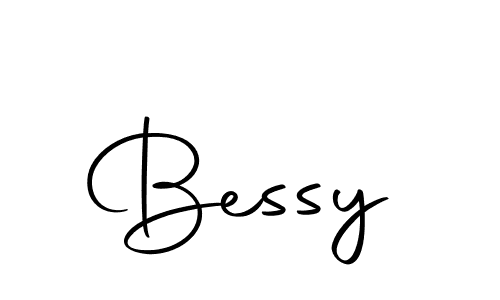 Design your own signature with our free online signature maker. With this signature software, you can create a handwritten (Autography-DOLnW) signature for name Bessy. Bessy signature style 10 images and pictures png