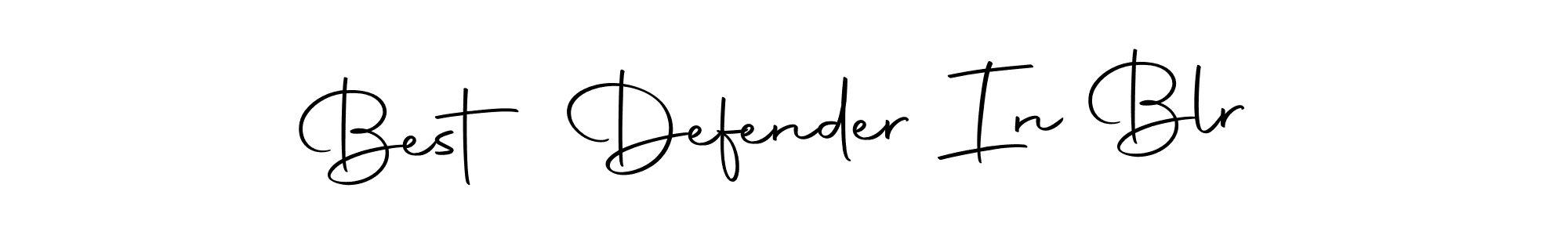 How to make Best Defender In Blr name signature. Use Autography-DOLnW style for creating short signs online. This is the latest handwritten sign. Best Defender In Blr signature style 10 images and pictures png