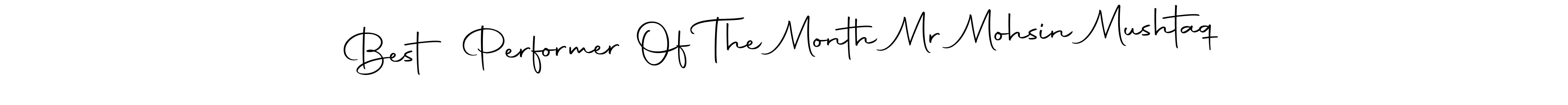 You should practise on your own different ways (Autography-DOLnW) to write your name (Best Performer Of The Month Mr Mohsin Mushtaq) in signature. don't let someone else do it for you. Best Performer Of The Month Mr Mohsin Mushtaq signature style 10 images and pictures png