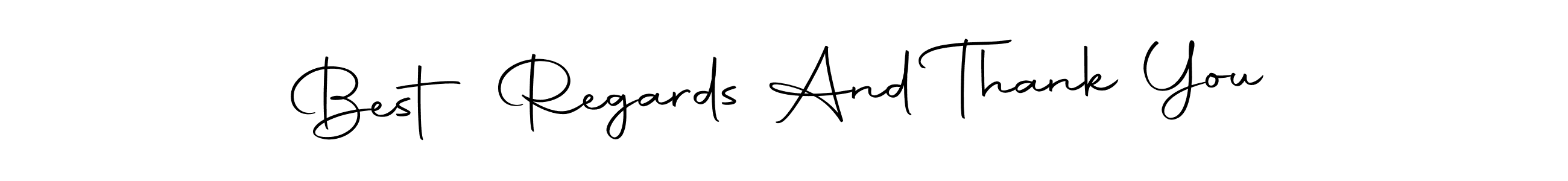 Similarly Autography-DOLnW is the best handwritten signature design. Signature creator online .You can use it as an online autograph creator for name Best Regards And Thank You. Best Regards And Thank You signature style 10 images and pictures png