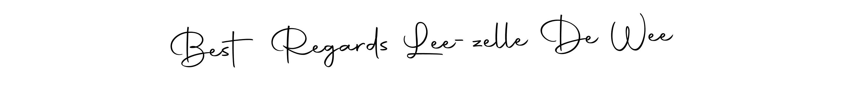 Once you've used our free online signature maker to create your best signature Autography-DOLnW style, it's time to enjoy all of the benefits that Best Regards Lee-zelle De Wee name signing documents. Best Regards Lee-zelle De Wee signature style 10 images and pictures png