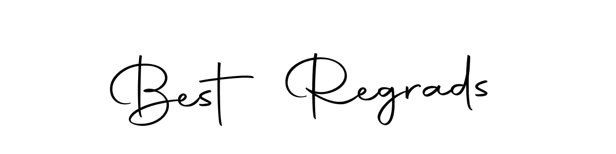 Make a beautiful signature design for name Best Regrads. With this signature (Autography-DOLnW) style, you can create a handwritten signature for free. Best Regrads signature style 10 images and pictures png