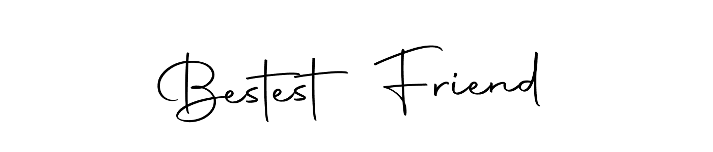 You should practise on your own different ways (Autography-DOLnW) to write your name (Bestest Friend) in signature. don't let someone else do it for you. Bestest Friend signature style 10 images and pictures png