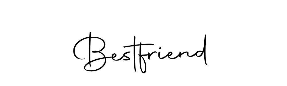 Use a signature maker to create a handwritten signature online. With this signature software, you can design (Autography-DOLnW) your own signature for name Bestfriend. Bestfriend signature style 10 images and pictures png
