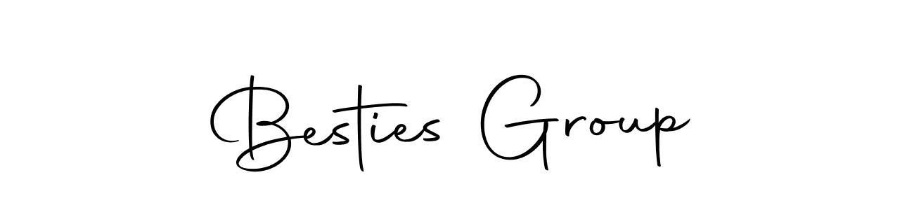 Besties Group stylish signature style. Best Handwritten Sign (Autography-DOLnW) for my name. Handwritten Signature Collection Ideas for my name Besties Group. Besties Group signature style 10 images and pictures png