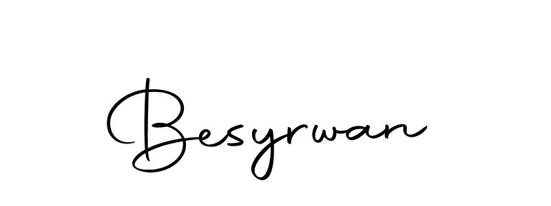 The best way (Autography-DOLnW) to make a short signature is to pick only two or three words in your name. The name Besyrwan include a total of six letters. For converting this name. Besyrwan signature style 10 images and pictures png