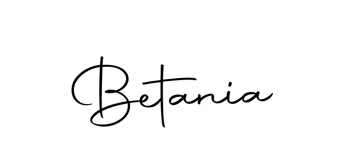 Use a signature maker to create a handwritten signature online. With this signature software, you can design (Autography-DOLnW) your own signature for name Betania. Betania signature style 10 images and pictures png
