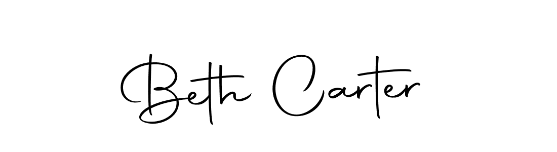 Create a beautiful signature design for name Beth Carter. With this signature (Autography-DOLnW) fonts, you can make a handwritten signature for free. Beth Carter signature style 10 images and pictures png