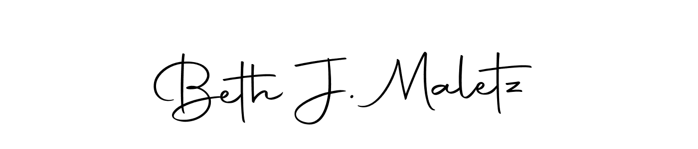 if you are searching for the best signature style for your name Beth J. Maletz. so please give up your signature search. here we have designed multiple signature styles  using Autography-DOLnW. Beth J. Maletz signature style 10 images and pictures png