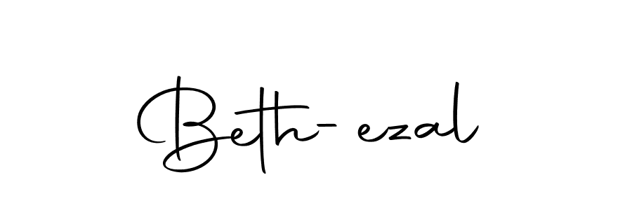 How to make Beth-ezal name signature. Use Autography-DOLnW style for creating short signs online. This is the latest handwritten sign. Beth-ezal signature style 10 images and pictures png