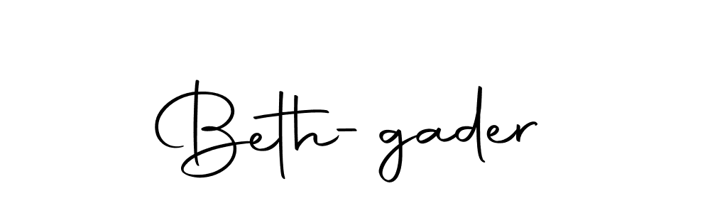 How to make Beth-gader name signature. Use Autography-DOLnW style for creating short signs online. This is the latest handwritten sign. Beth-gader signature style 10 images and pictures png