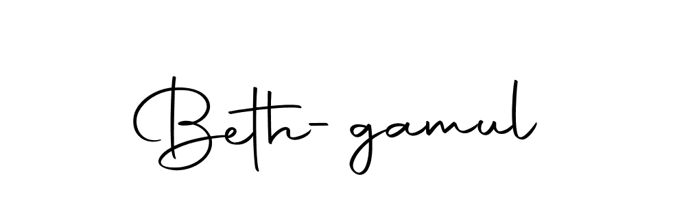 Make a beautiful signature design for name Beth-gamul. With this signature (Autography-DOLnW) style, you can create a handwritten signature for free. Beth-gamul signature style 10 images and pictures png