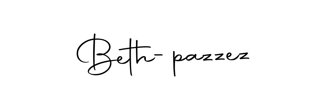 Use a signature maker to create a handwritten signature online. With this signature software, you can design (Autography-DOLnW) your own signature for name Beth-pazzez. Beth-pazzez signature style 10 images and pictures png