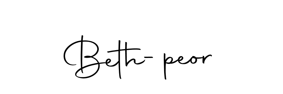 Design your own signature with our free online signature maker. With this signature software, you can create a handwritten (Autography-DOLnW) signature for name Beth-peor. Beth-peor signature style 10 images and pictures png