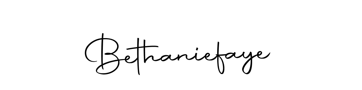 Make a beautiful signature design for name Bethaniefaye. With this signature (Autography-DOLnW) style, you can create a handwritten signature for free. Bethaniefaye signature style 10 images and pictures png