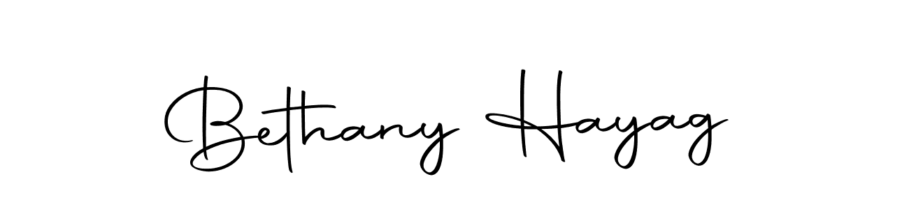 Create a beautiful signature design for name Bethany Hayag. With this signature (Autography-DOLnW) fonts, you can make a handwritten signature for free. Bethany Hayag signature style 10 images and pictures png