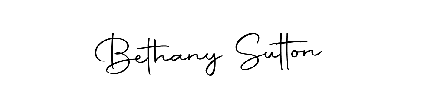 Make a beautiful signature design for name Bethany Sutton. With this signature (Autography-DOLnW) style, you can create a handwritten signature for free. Bethany Sutton signature style 10 images and pictures png