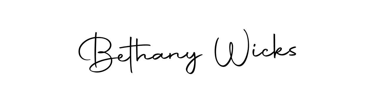 How to make Bethany Wicks signature? Autography-DOLnW is a professional autograph style. Create handwritten signature for Bethany Wicks name. Bethany Wicks signature style 10 images and pictures png