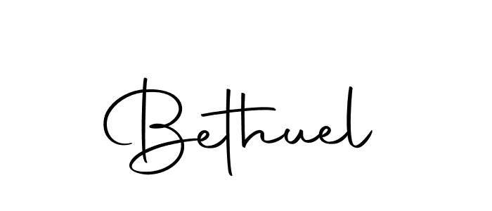 Design your own signature with our free online signature maker. With this signature software, you can create a handwritten (Autography-DOLnW) signature for name Bethuel. Bethuel signature style 10 images and pictures png