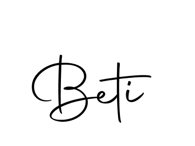 Use a signature maker to create a handwritten signature online. With this signature software, you can design (Autography-DOLnW) your own signature for name Beti. Beti signature style 10 images and pictures png