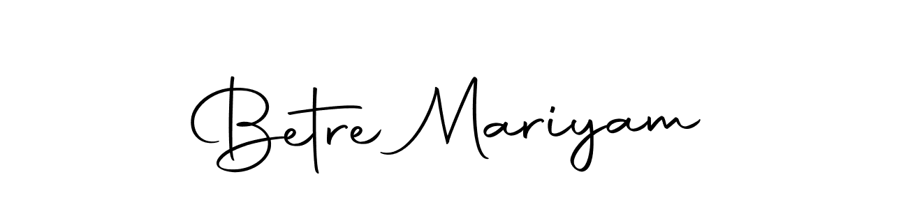 Similarly Autography-DOLnW is the best handwritten signature design. Signature creator online .You can use it as an online autograph creator for name Betre Mariyam. Betre Mariyam signature style 10 images and pictures png