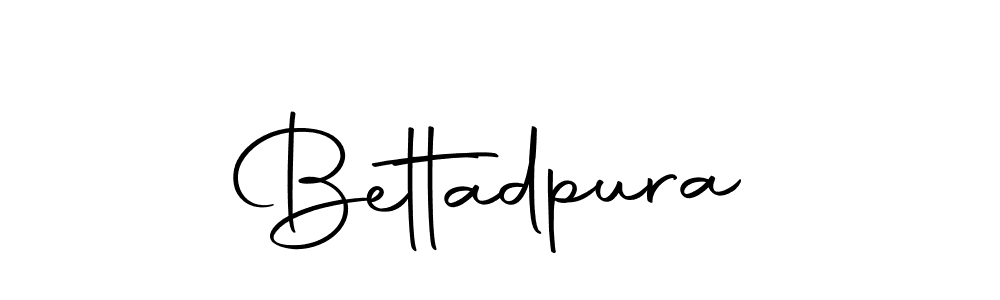 Design your own signature with our free online signature maker. With this signature software, you can create a handwritten (Autography-DOLnW) signature for name Bettadpura. Bettadpura signature style 10 images and pictures png