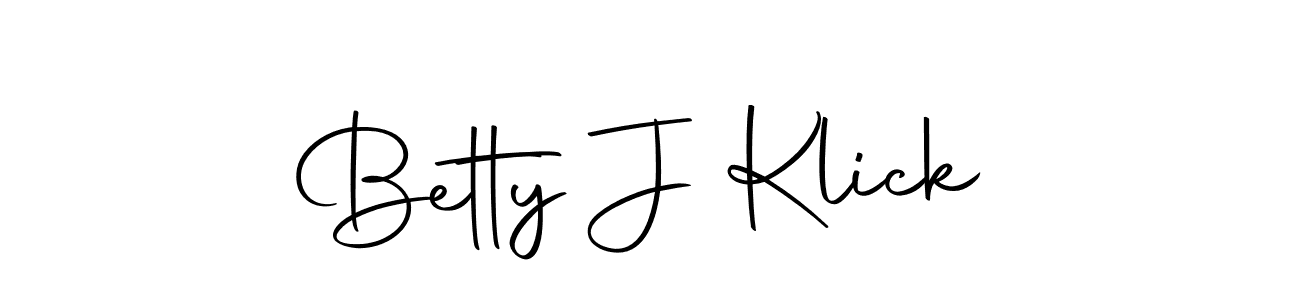 if you are searching for the best signature style for your name Betty J Klick. so please give up your signature search. here we have designed multiple signature styles  using Autography-DOLnW. Betty J Klick signature style 10 images and pictures png