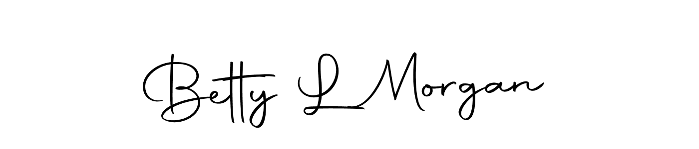 Make a beautiful signature design for name Betty L Morgan. Use this online signature maker to create a handwritten signature for free. Betty L Morgan signature style 10 images and pictures png