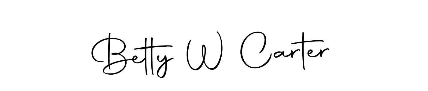 Use a signature maker to create a handwritten signature online. With this signature software, you can design (Autography-DOLnW) your own signature for name Betty W Carter. Betty W Carter signature style 10 images and pictures png