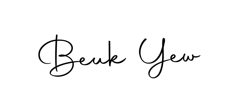 Make a beautiful signature design for name Beuk Yew. Use this online signature maker to create a handwritten signature for free. Beuk Yew signature style 10 images and pictures png