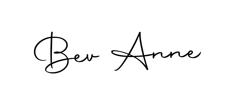How to make Bev Anne signature? Autography-DOLnW is a professional autograph style. Create handwritten signature for Bev Anne name. Bev Anne signature style 10 images and pictures png