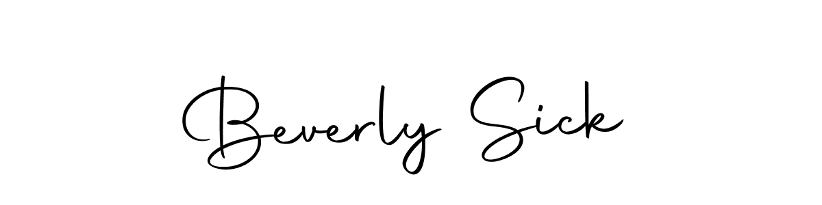 Similarly Autography-DOLnW is the best handwritten signature design. Signature creator online .You can use it as an online autograph creator for name Beverly Sick. Beverly Sick signature style 10 images and pictures png