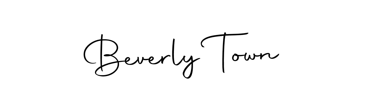 Create a beautiful signature design for name Beverly Town. With this signature (Autography-DOLnW) fonts, you can make a handwritten signature for free. Beverly Town signature style 10 images and pictures png
