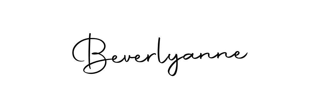 Beverlyanne stylish signature style. Best Handwritten Sign (Autography-DOLnW) for my name. Handwritten Signature Collection Ideas for my name Beverlyanne. Beverlyanne signature style 10 images and pictures png