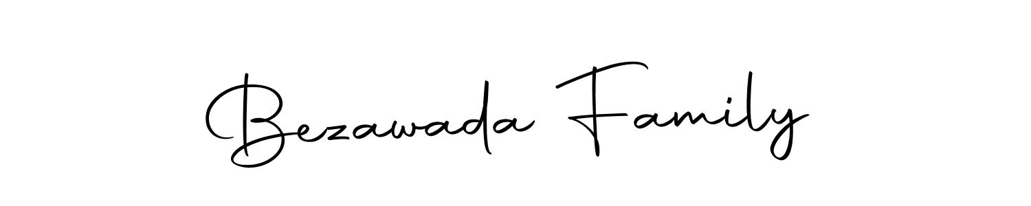 Bezawada Family stylish signature style. Best Handwritten Sign (Autography-DOLnW) for my name. Handwritten Signature Collection Ideas for my name Bezawada Family. Bezawada Family signature style 10 images and pictures png