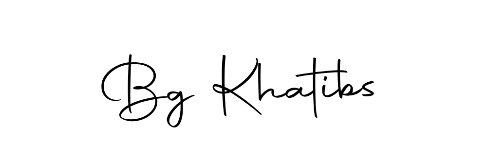 How to make Bg Khatibs name signature. Use Autography-DOLnW style for creating short signs online. This is the latest handwritten sign. Bg Khatibs signature style 10 images and pictures png