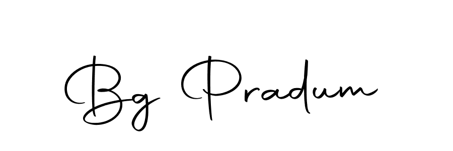 Make a beautiful signature design for name Bg Pradum. With this signature (Autography-DOLnW) style, you can create a handwritten signature for free. Bg Pradum signature style 10 images and pictures png