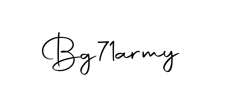 Make a beautiful signature design for name Bg71army. With this signature (Autography-DOLnW) style, you can create a handwritten signature for free. Bg71army signature style 10 images and pictures png