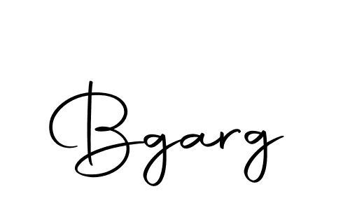 Create a beautiful signature design for name Bgarg. With this signature (Autography-DOLnW) fonts, you can make a handwritten signature for free. Bgarg signature style 10 images and pictures png
