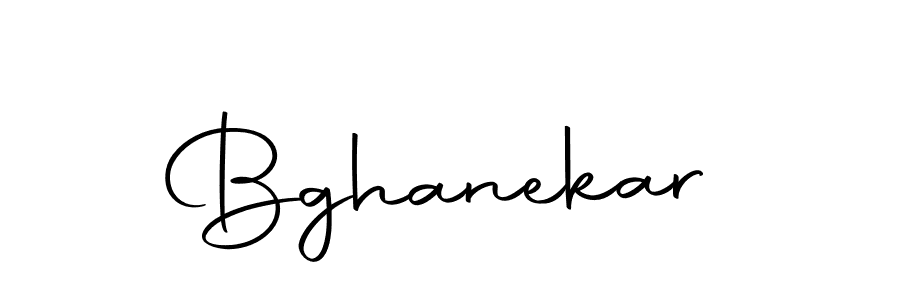 Make a beautiful signature design for name Bghanekar. With this signature (Autography-DOLnW) style, you can create a handwritten signature for free. Bghanekar signature style 10 images and pictures png