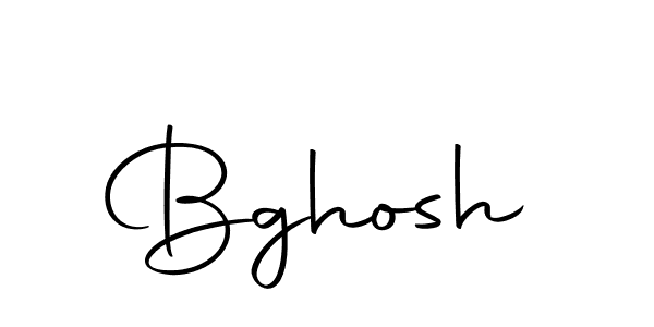 Create a beautiful signature design for name Bghosh. With this signature (Autography-DOLnW) fonts, you can make a handwritten signature for free. Bghosh signature style 10 images and pictures png