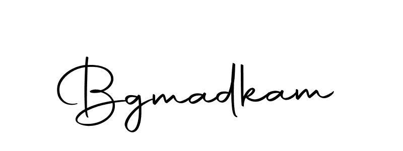 You should practise on your own different ways (Autography-DOLnW) to write your name (Bgmadkam) in signature. don't let someone else do it for you. Bgmadkam signature style 10 images and pictures png