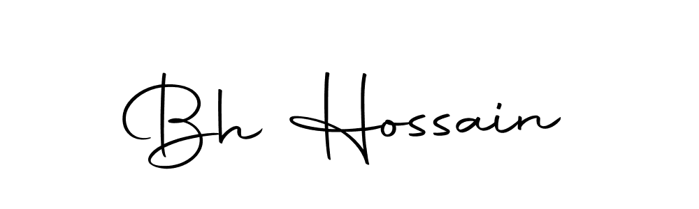 Make a beautiful signature design for name Bh Hossain. With this signature (Autography-DOLnW) style, you can create a handwritten signature for free. Bh Hossain signature style 10 images and pictures png