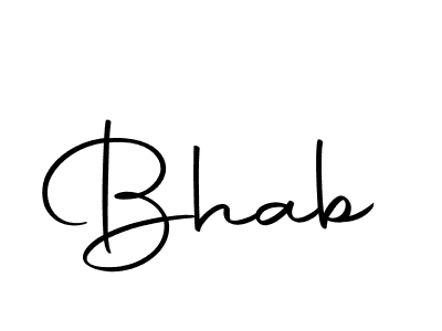 Create a beautiful signature design for name Bhab. With this signature (Autography-DOLnW) fonts, you can make a handwritten signature for free. Bhab signature style 10 images and pictures png