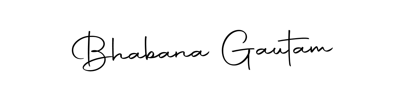 Here are the top 10 professional signature styles for the name Bhabana Gautam. These are the best autograph styles you can use for your name. Bhabana Gautam signature style 10 images and pictures png