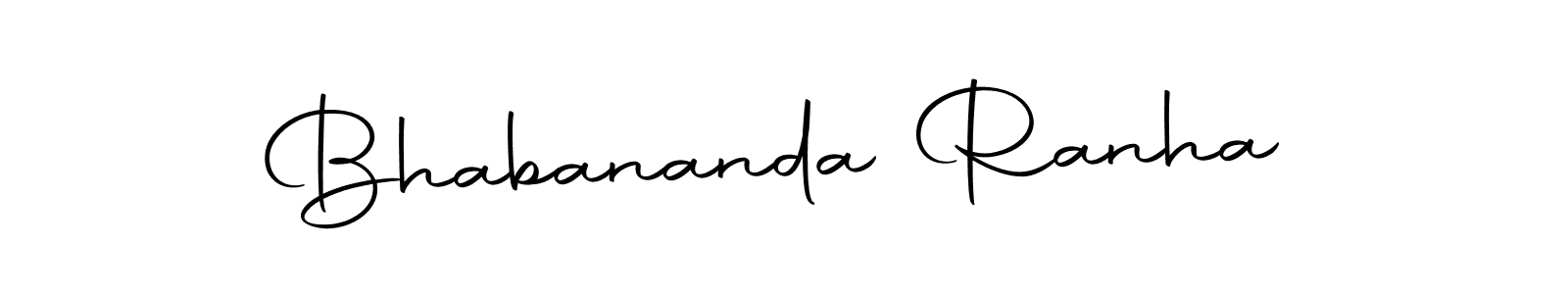 Design your own signature with our free online signature maker. With this signature software, you can create a handwritten (Autography-DOLnW) signature for name Bhabananda Ranha. Bhabananda Ranha signature style 10 images and pictures png