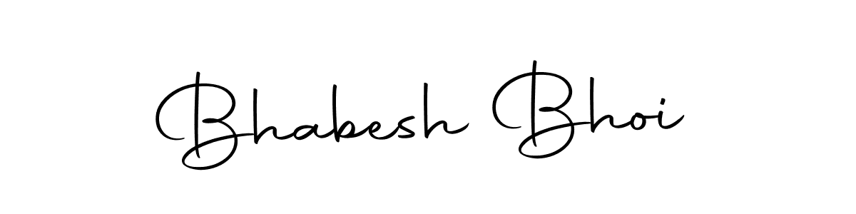 Create a beautiful signature design for name Bhabesh Bhoi. With this signature (Autography-DOLnW) fonts, you can make a handwritten signature for free. Bhabesh Bhoi signature style 10 images and pictures png