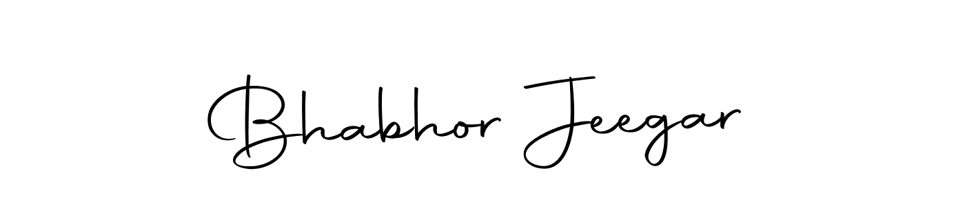 Create a beautiful signature design for name Bhabhor Jeegar. With this signature (Autography-DOLnW) fonts, you can make a handwritten signature for free. Bhabhor Jeegar signature style 10 images and pictures png