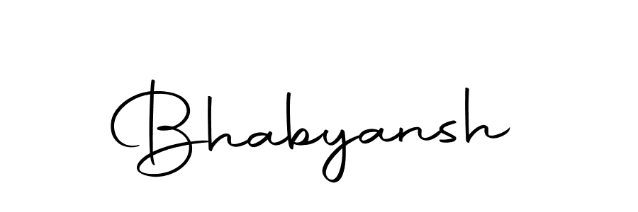 How to make Bhabyansh signature? Autography-DOLnW is a professional autograph style. Create handwritten signature for Bhabyansh name. Bhabyansh signature style 10 images and pictures png