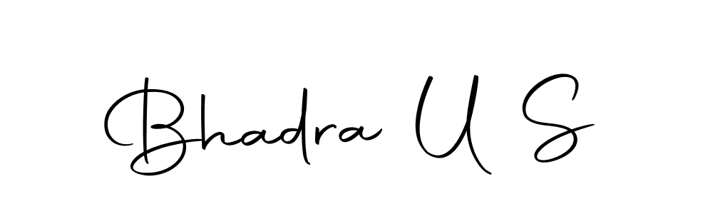 Here are the top 10 professional signature styles for the name Bhadra U S. These are the best autograph styles you can use for your name. Bhadra U S signature style 10 images and pictures png